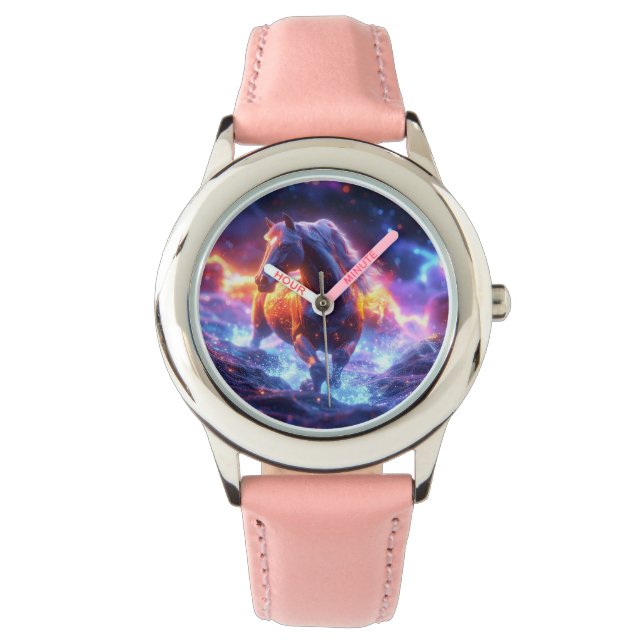 FEUERPFERD - CHINESISCHES STERNZEICHEN ARMBANDUHR (Vorderseite)