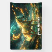 FEUERPFERD - CHINESISCHES STERNZEICHEN -  BANNER (Vertikal)