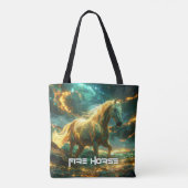 FEUERPFERD - CHINESISCHES STERNZEICHEN - TASCHE (Rückseite)