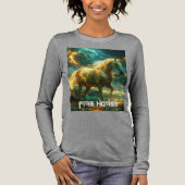 FEUERPFERD - CHINESISCHES STERNZEICHEN - Tri-Blend SHIRT (Vorderseite)