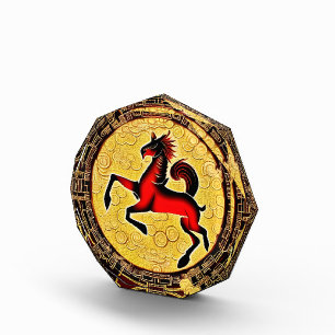 Feuerpferd Fotoblock