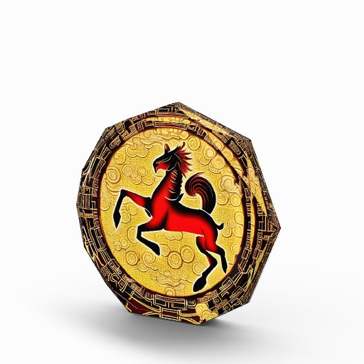 Feuerpferd Fotoblock (Rechts)