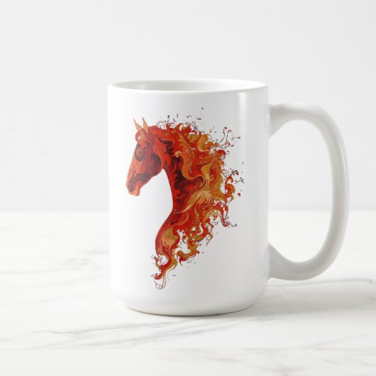 Feuerpferd Kaffeetasse (Rechts)