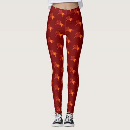 Feuerpferd-Leggings Leggings (Vorderseite)