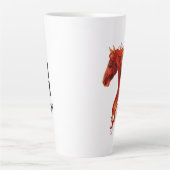Feuerpferd Milchtasse (Vorderseite)
