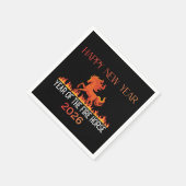 Feuerpferd-Papiernapkin Serviette (Ecke)