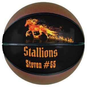 Feuerpferd Personalisiert Basketball