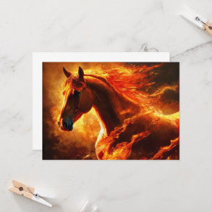 Feuerpferd, Pferd, Tiere, Flamme, Feuer Einladung