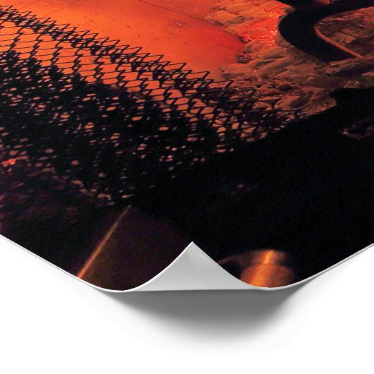 Feuerplakat Poster (Ecke)