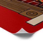 Feuerplatz am Heiligen Abend Poster (Ecke)