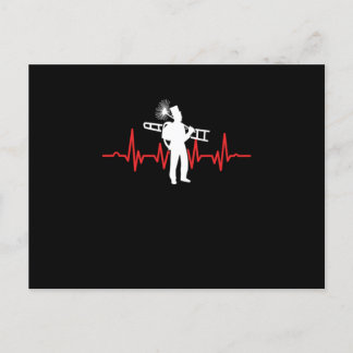 Feuerplatz Furnace Sweep Chimney Sweeper Red Heart Postkarte