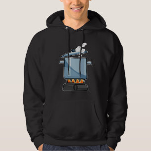 Feuerplatz mit Saucepan & Lid Hoodie