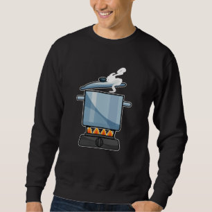 Feuerplatz mit Saucepan & Lid Sweatshirt