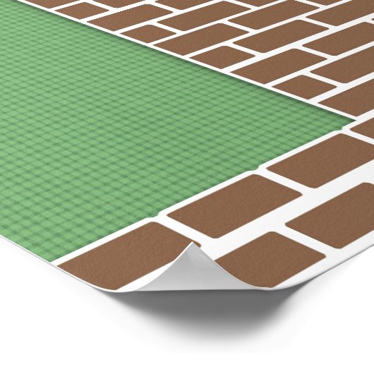 Feuerplatz Santa Poster (Ecke)