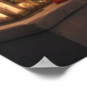 Feuerplatz Weihnachtsposter Poster (Ecke)