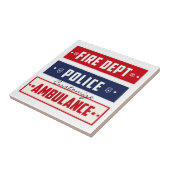 Feuerpolizei Fliese (Seite)