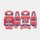 Feuerpolizei Geschenkschachtel (Ungefaltet)