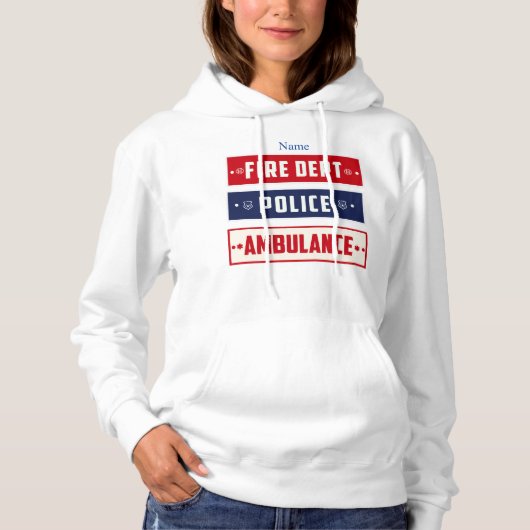 Feuerpolizei Logo Thunder_Cove  Hoodie (Vorderseite)