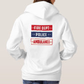 Feuerpolizei Logo Thunder_Cove  Hoodie (Rückseite)