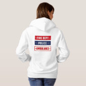 Feuerpolizei Logo Thunder_Cove  Hoodie (Schwarz voll)