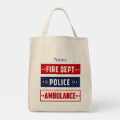 Feuerpolizei Logo Thunder_Cove Tragetasche (Rückseite)