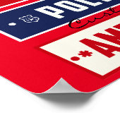 Feuerpolizei Poster (Ecke)