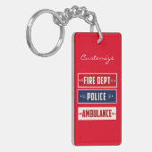 Feuerpolizei Schlüsselanhänger (Vorderseite links)