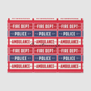 Feuerpolizei Seidenpapier