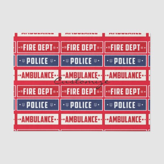 Feuerpolizei Seidenpapier (Vorderseite)