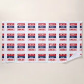 Feuerpolizei Strandtuch (Vorderseite)