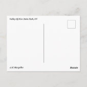 Feuerpostkarte Postkarte (Rückseite)