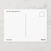 Feuerpostkarte Postkarte (Rückseite)