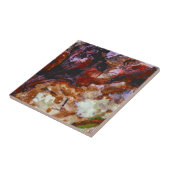 Feuerquarz-Kristall-Geode-Marmor Abstrakt Fliese (Seite)