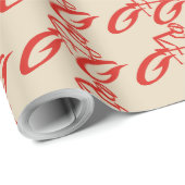 Feuerradfahrer Geschenkpapier (Rolleneckpunkt)