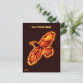 Feuerrappe Postkarte (Stehend Vorderseite)