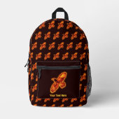 Feuerraven Bedruckter Rucksack (Vorderseite)