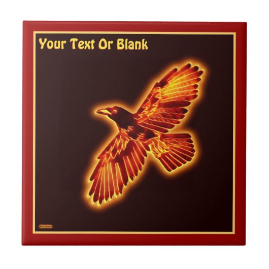 Feuerraven Fliese (Vorderseite)