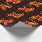 Feuerraven Geschenkpapier (Ecke)