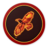 Feuerraven Keramikknauf (Vorderseite)