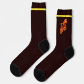 Feuerraven Socken (Linkes Detail)