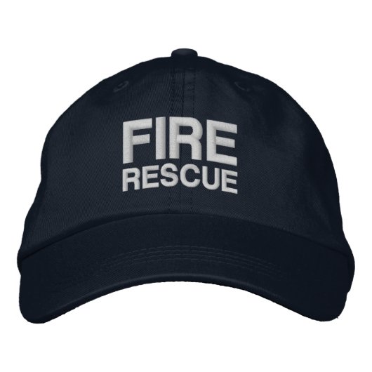 FEUERRECHTUNG BESTICKTE BASEBALLKAPPE (Vorderseite)