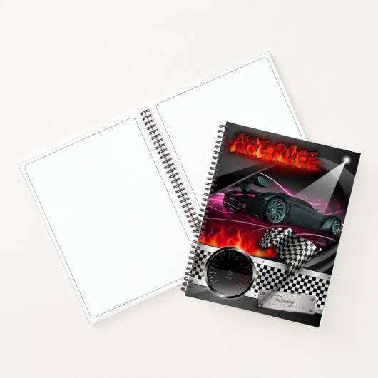 Feuerrennen Notizblock (Innenseite)