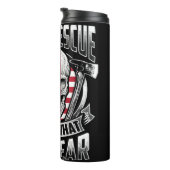 Feuerrettung Totenkopf-Design Thermosbecher (Nach rechts gedreht)