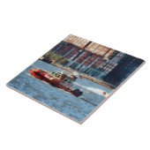 Feuerrettungsboot Hudson River Fliese (Seite)