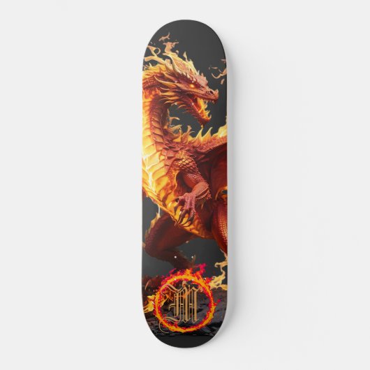 *~* Feuerring AP88 Fierce Element Dragon Skateboard (Vorderseite)
