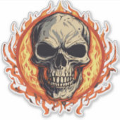 Feuerring Aufkleber (Vorderseite)