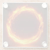 Feuerring Glasuntersetzer (Rückseite)