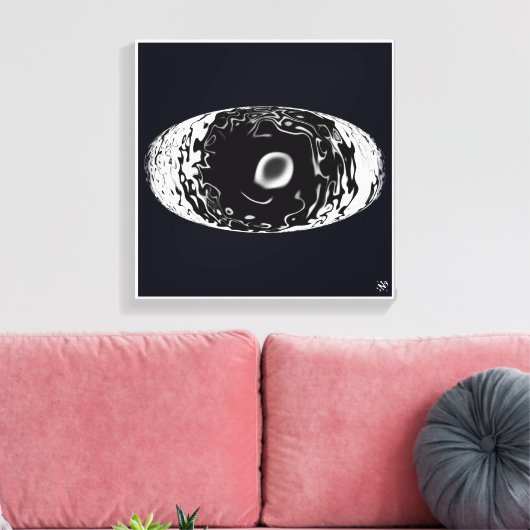 Feuerring Leinwanddruck (Insitu (Wohnzimmer))