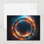 Feuerring Postkarte (Vorne/Hinten)