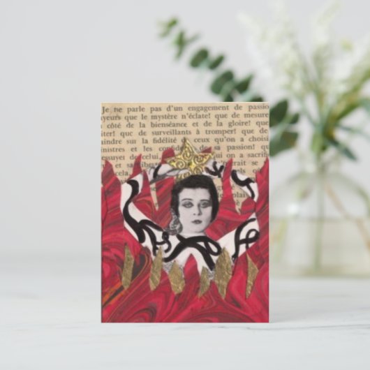 Feuerring Postkarte (Stehend Vorderseite)